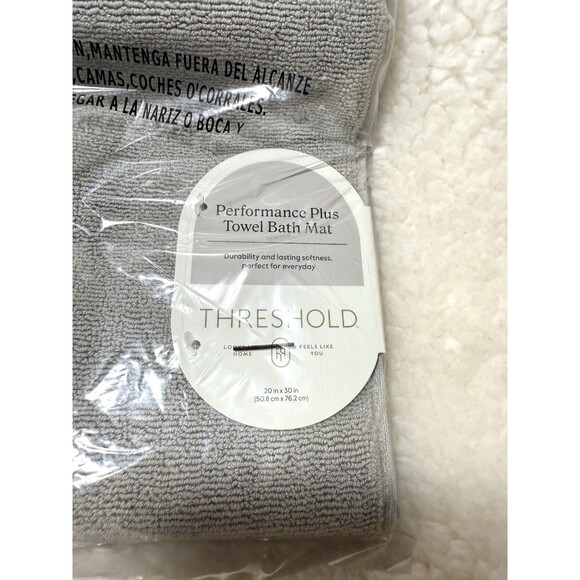 20"x30" Performance Plus Bath Rug Dark Gray - Threshold - Picture 5 of 5